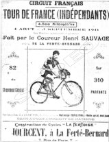 Henri SAUVAGE 1911 Tour de France