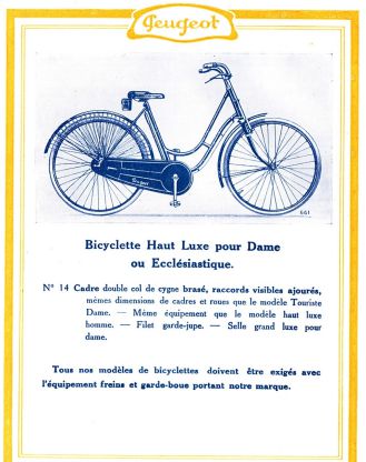 Vélo Peugeot 1920
